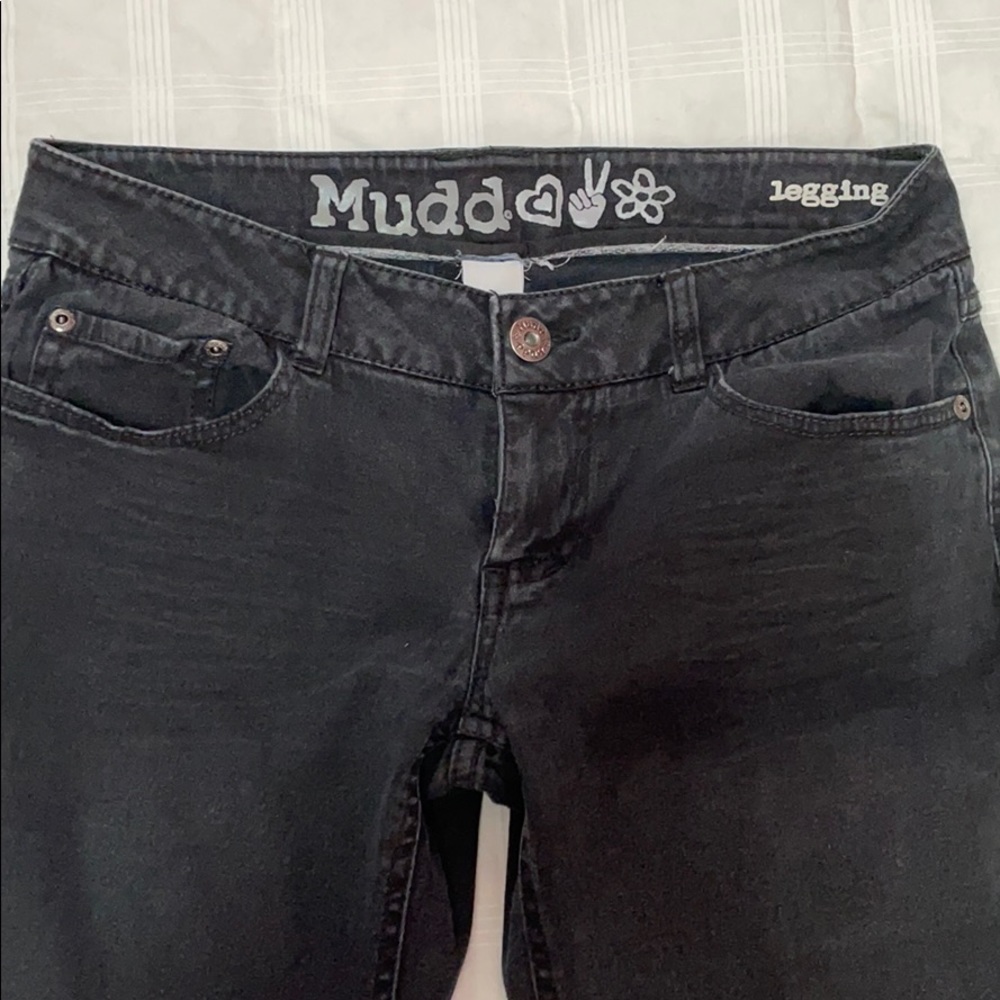 Mudd black faded jeans